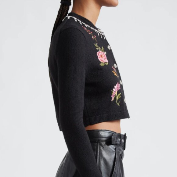 Cinq à Sept Isolde floral embroidered cardigan - SOLD OUT E-WHERE. New Condition - Picture 7 of 9